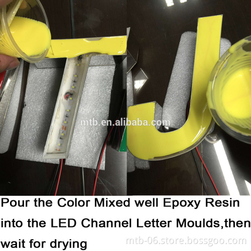 Resin for Doming on Led Channel Letters